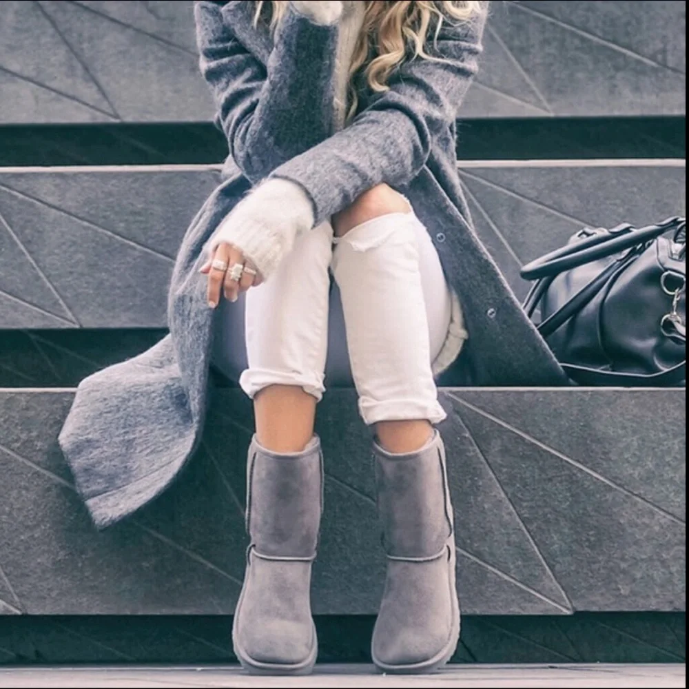 ??Authentic?NEW?UGGS Gray Color Boots / Shoes ?? Women main image 2